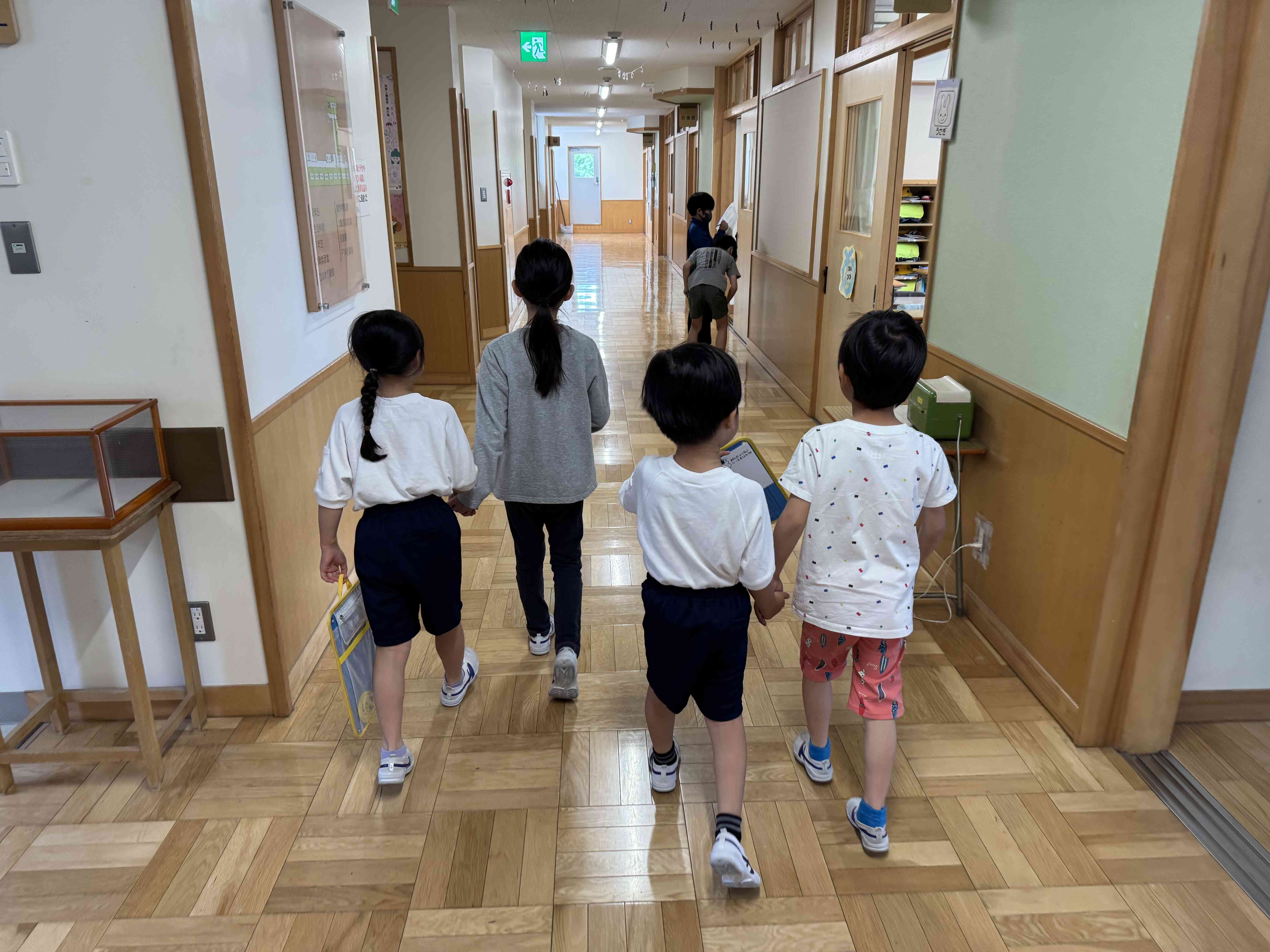 学校探検写真